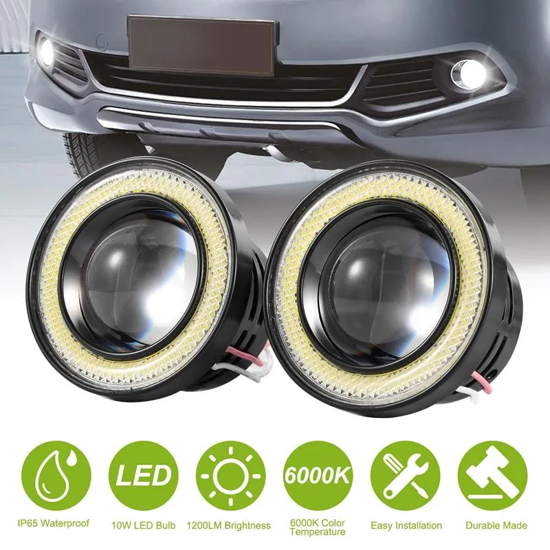 2-Piece: 2.5" Auto COB LED Fog Light