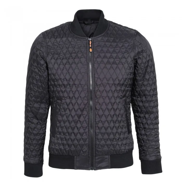 2786 Womens/Ladies Quilted Zip Up Flight Jacket