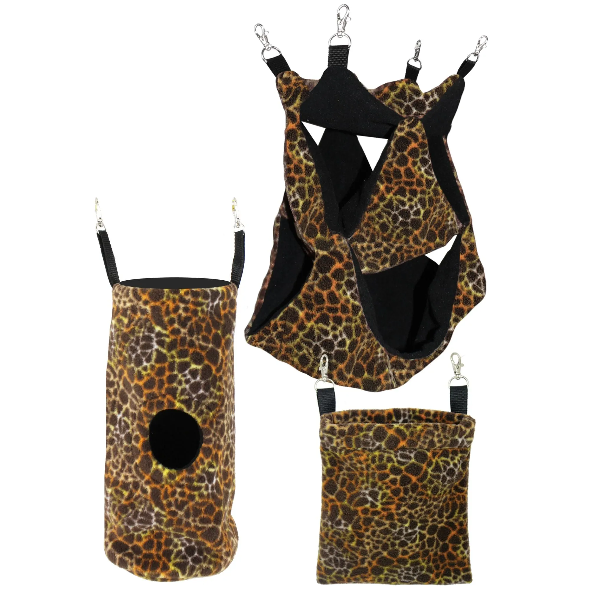 3-Piece Giraffe Pouch Set