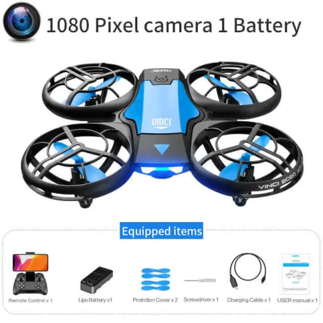 4DRC V8 Mini Drone - 4K HD Camera, WiFi FPV, Altitude Hold, Professional Helicopter Toy