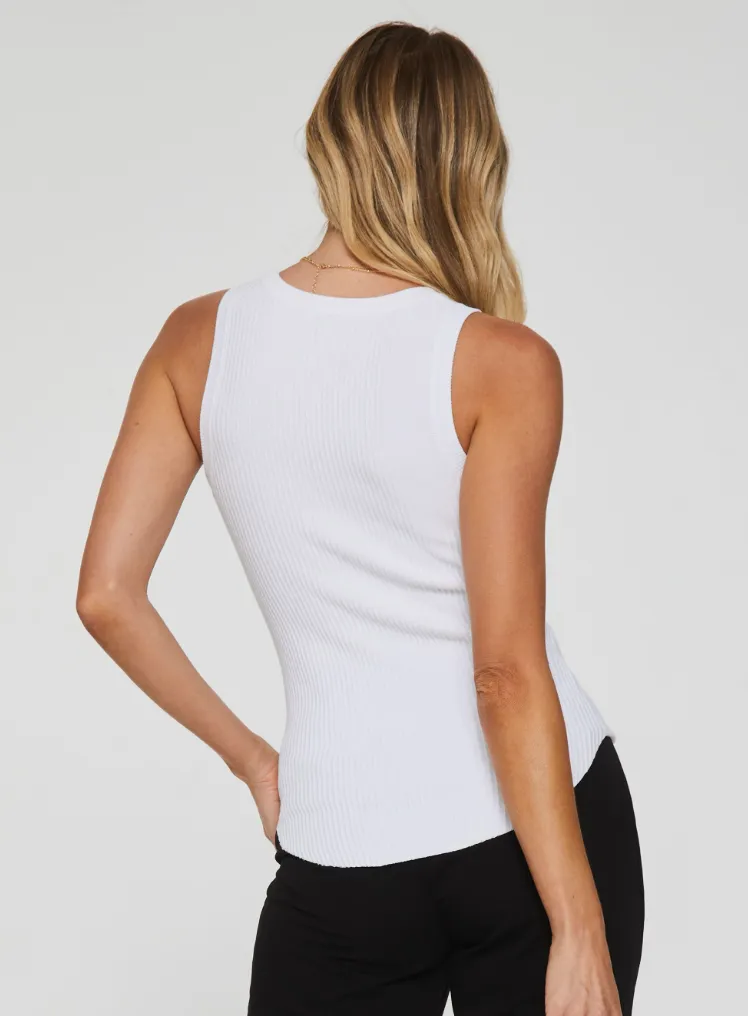 AL Cora Curved Hem Rib Tank