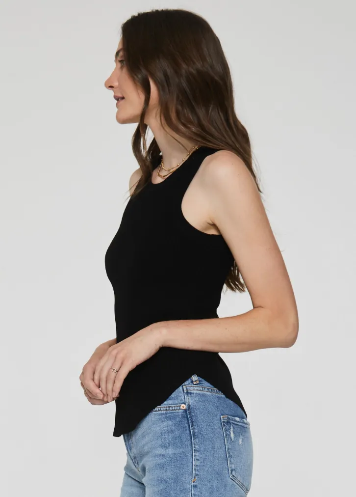 AL Cora Curved Hem Rib Tank