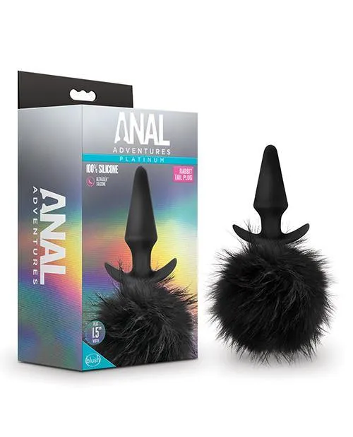 Blush Anal Adventures Platinum Rabbit Tail Plug