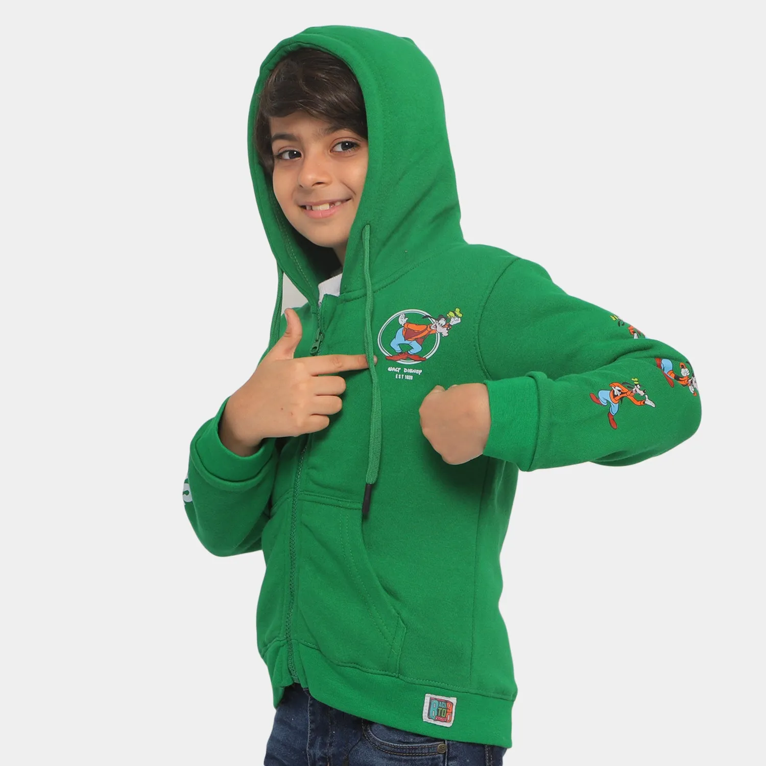 Boys Knitted Jacket - Green