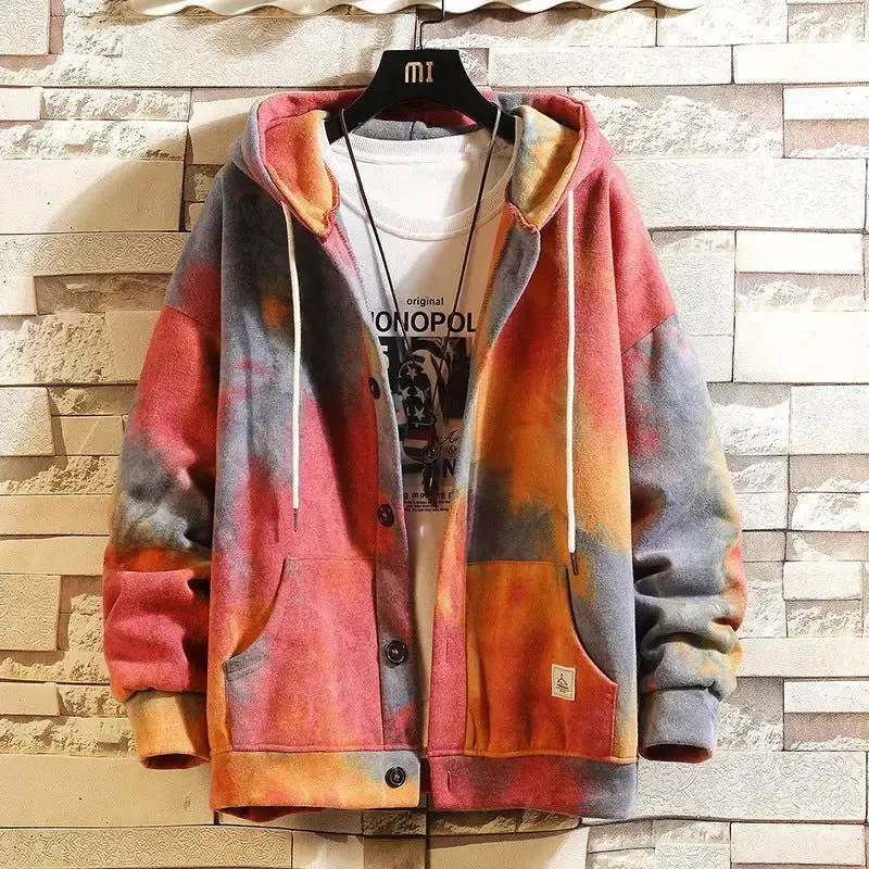 Cardigan Camouflage Hoodie