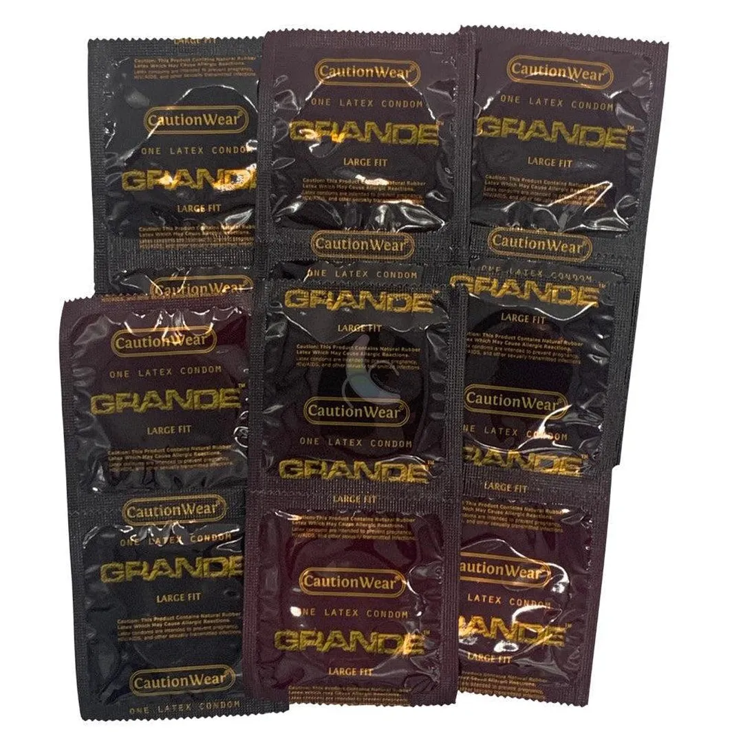 Caution Wear "Grande" LARGE Fit Condoms