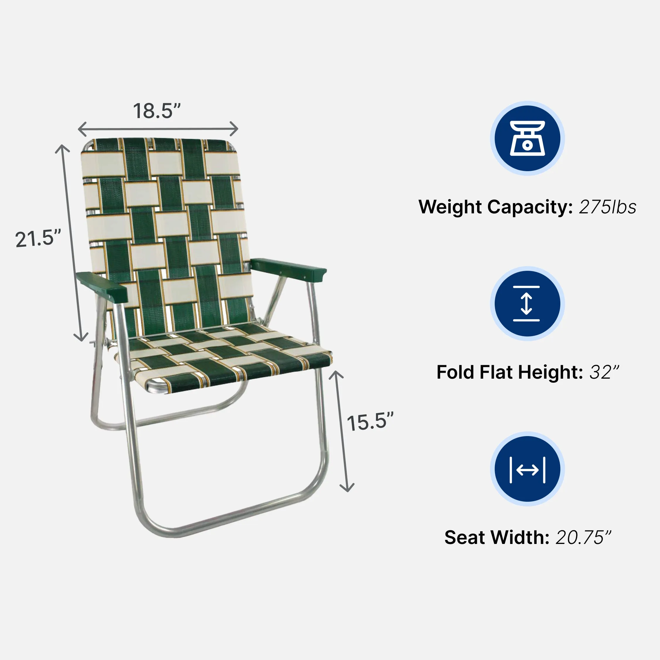 Charleston Magnum Lawn Chair