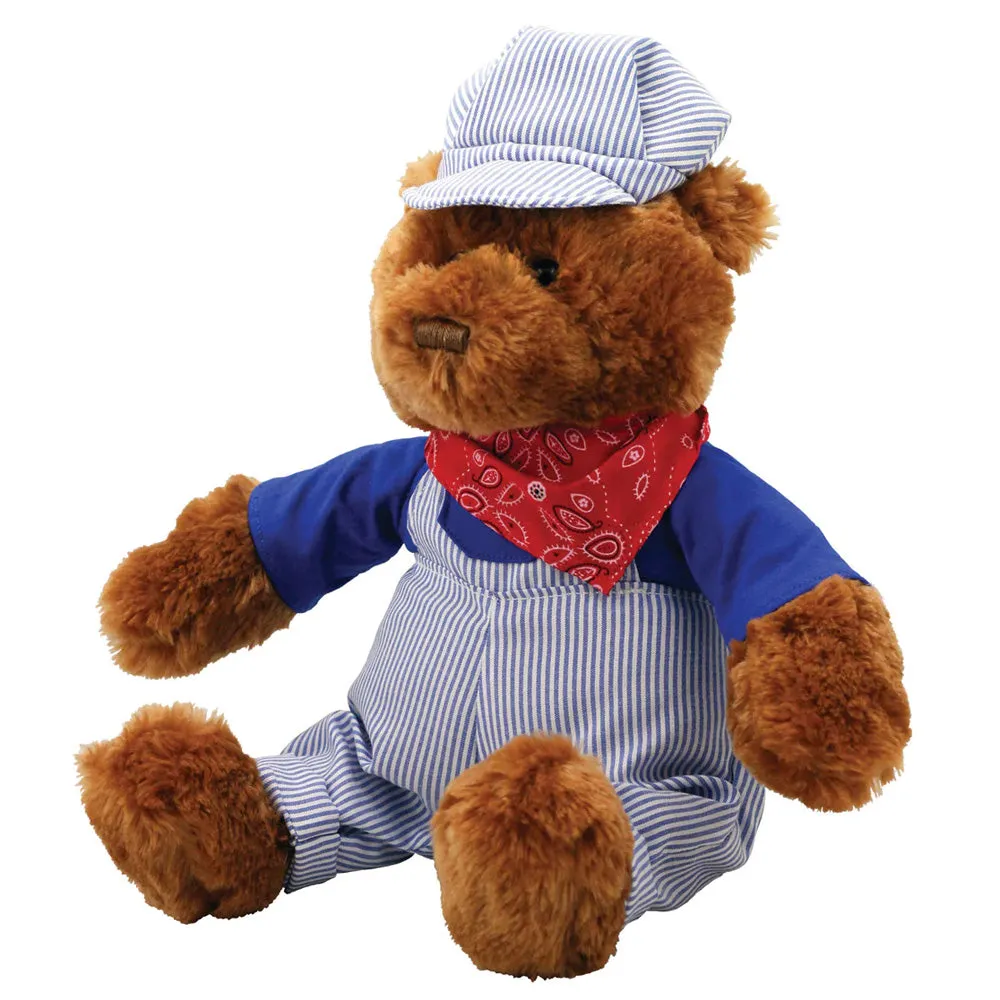 Cuddle Zoo® Classics - Casey the Train Engineer Bear