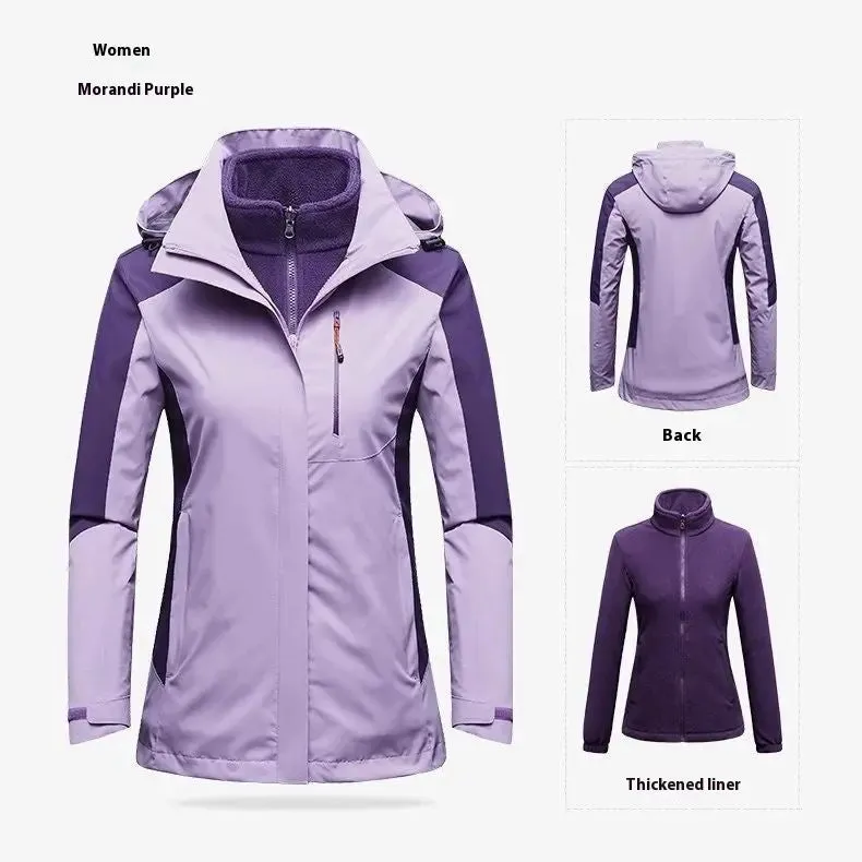 Detachable Thickened Warm Casual Jacket for men & women