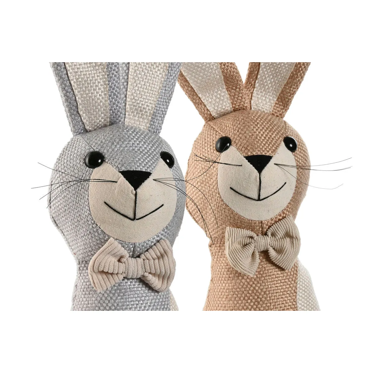 Door stop Home ESPRIT Sand 20 x 10 x 35 cm Rabbit (2 Units)