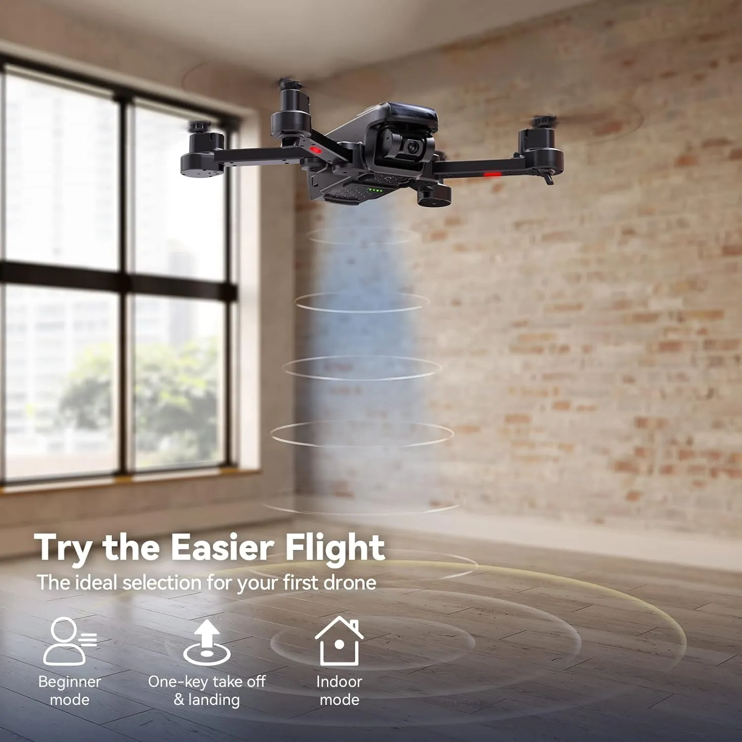 Drones with Camera for Adults 4k, Compliance with FAA Remote ID, 40 Mins Flight Time, Foldable with Live Video, Auto Return Home, Encircling Flight