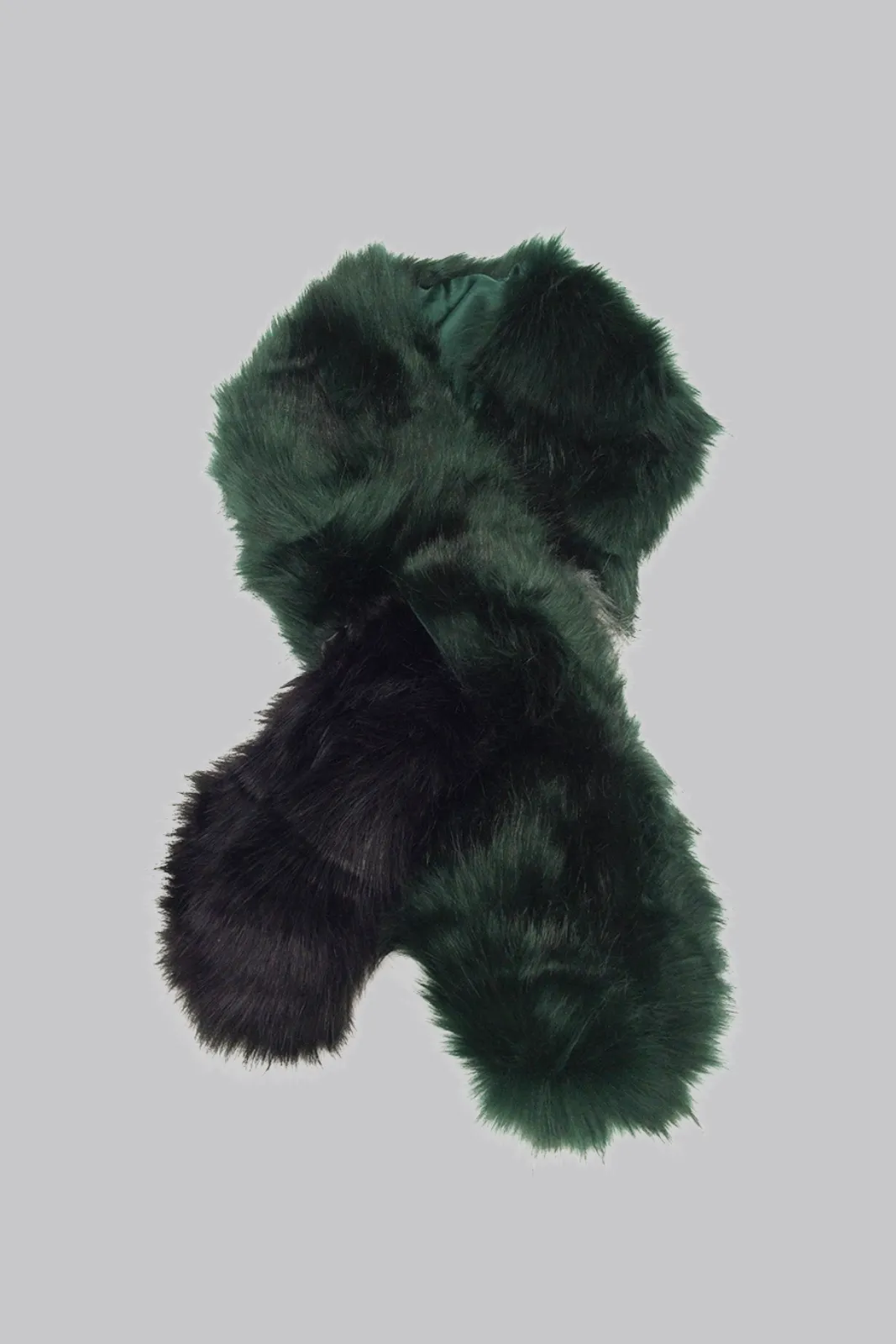 Faux Fur Scarf Emerald