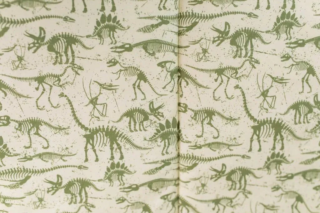 Fossils Zipper Bedding