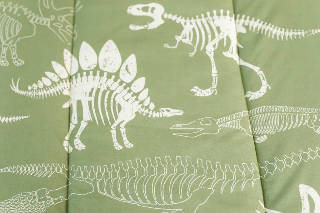 Fossils Zipper Bedding