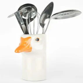 Goose Utensil Pot by Quail Ceramics