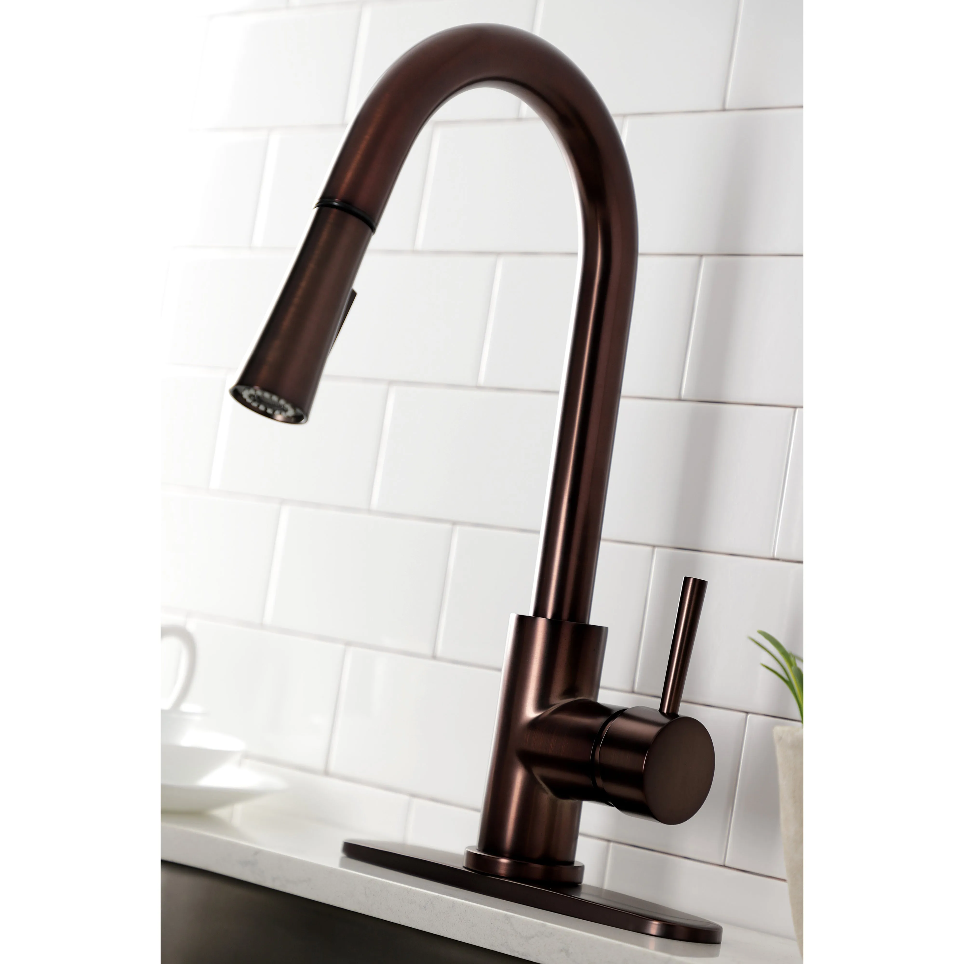 Gourmetier LS8628DL Concord Single-Handle Pull-Down Kitchen Faucet