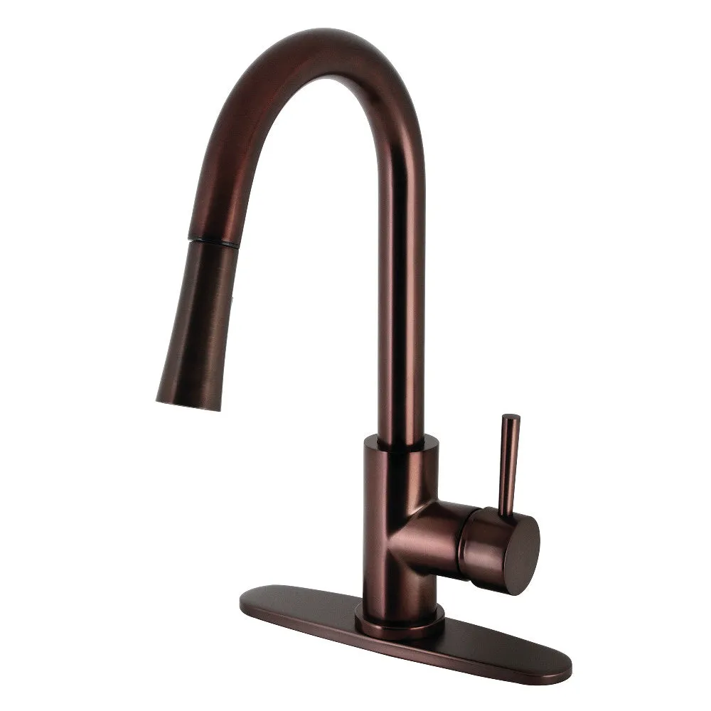 Gourmetier LS8628DL Concord Single-Handle Pull-Down Kitchen Faucet