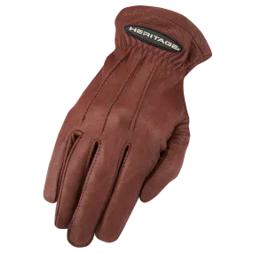 GUANTES HERITAGE MOD HG284 BROWN CON LANA