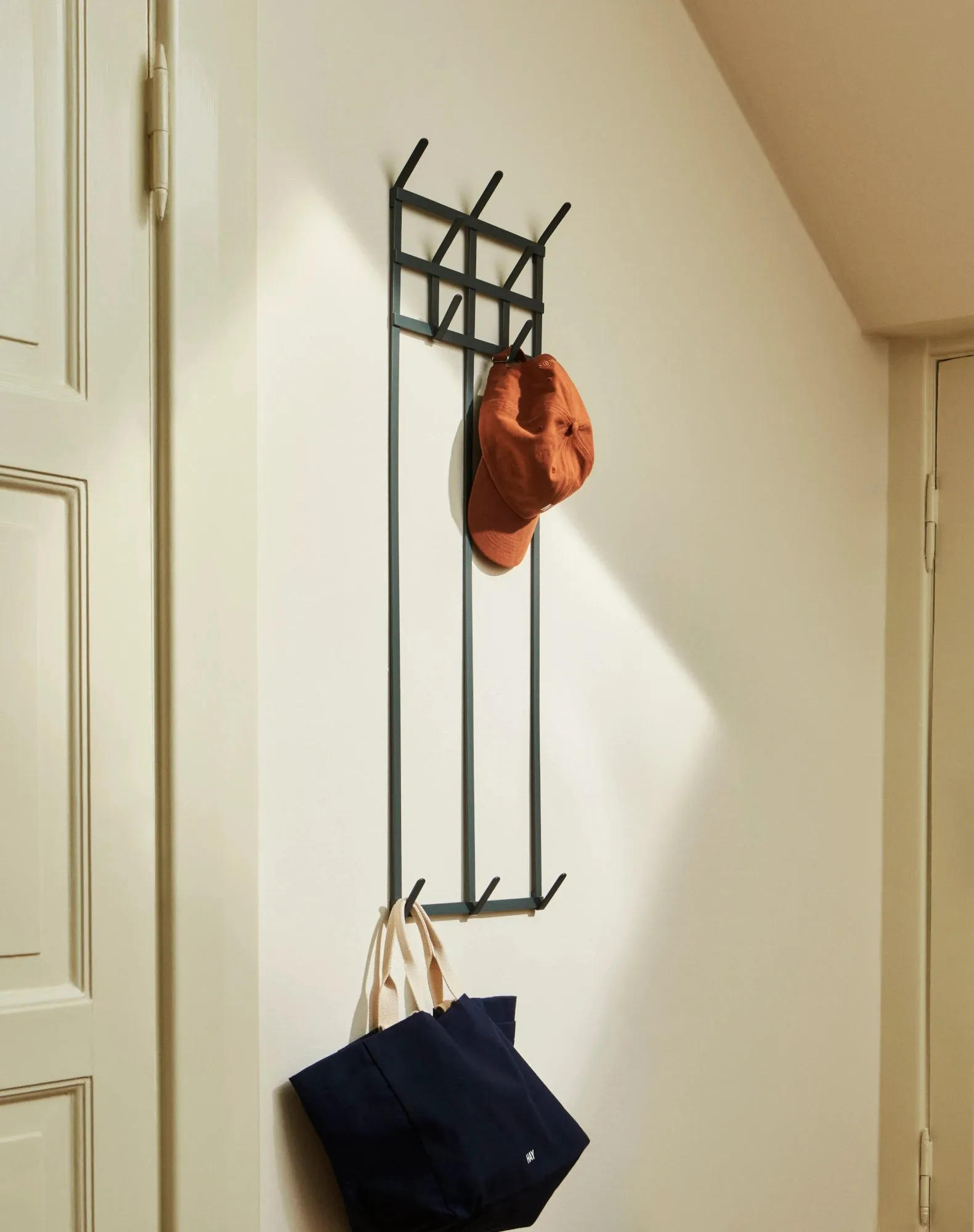 HAY Large Tape Coat Rack in Charcoal