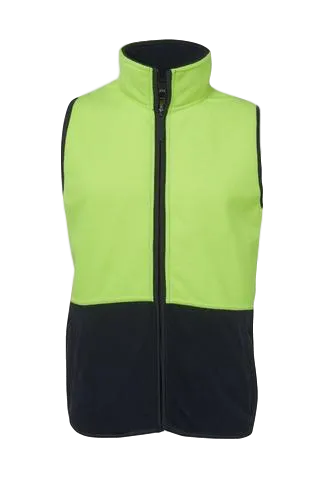 JB'S 6HVPV HiVis Polar Fleece Vest