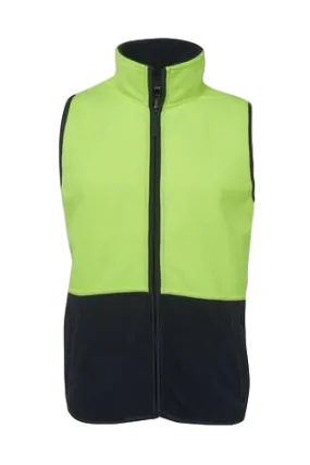 JB'S 6HVPV HiVis Polar Fleece Vest