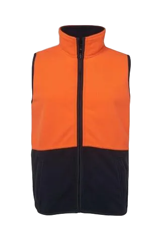 JB'S 6HVPV HiVis Polar Fleece Vest