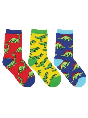 Kid's "Dino-Mite!" 3-Pack Socks