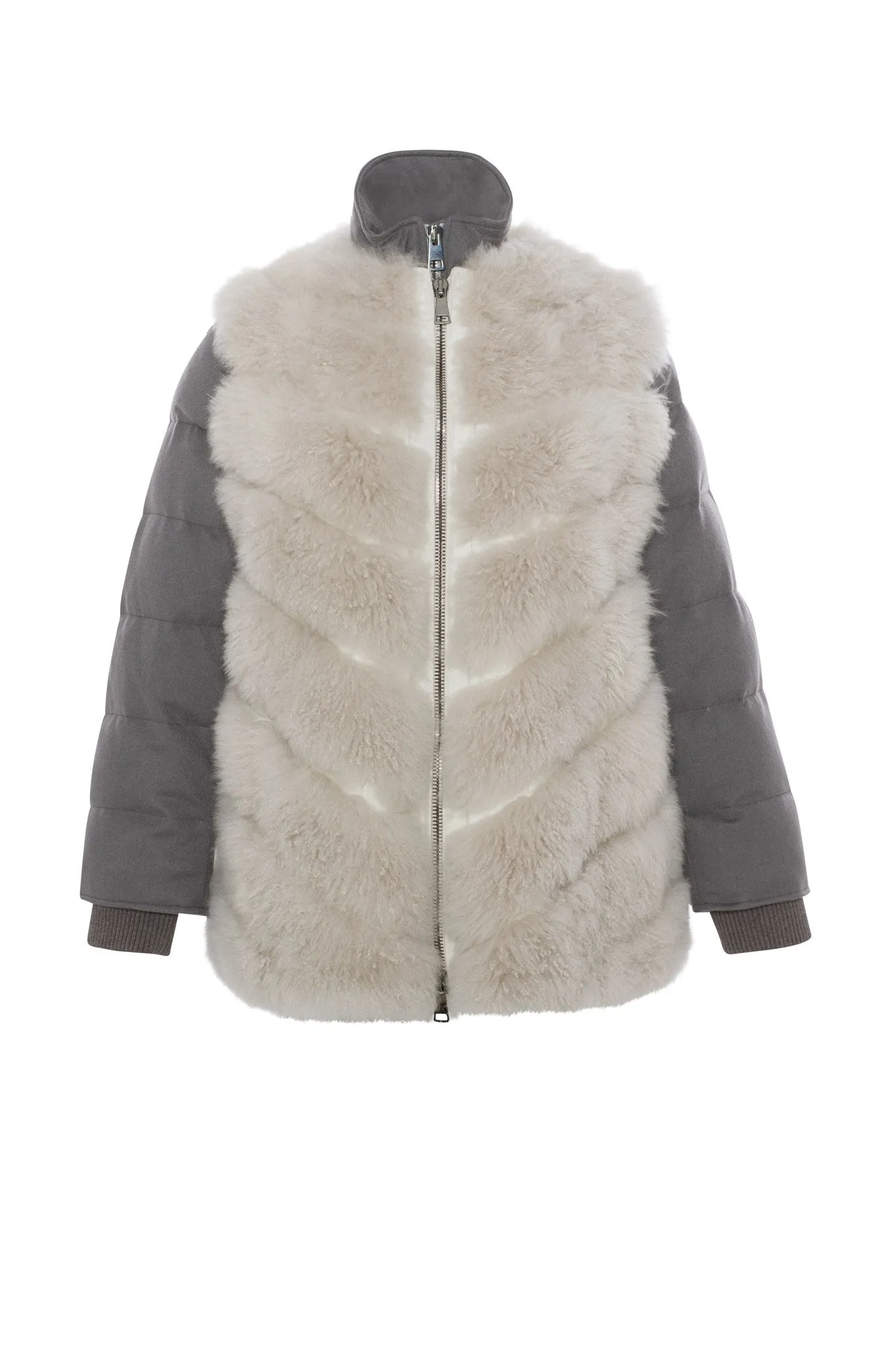 Loro Piana Cashmere Quilted Down Jacket with Detachable Select Cashmere Goat Vest (2 Pcs)