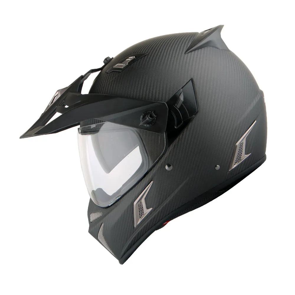 Martian Genuine Real Carbon Fiber Motorcycle Modular Flip up Full Face Helmet   Motorcycle Bluetooth Headset: HB-BXN-L9 Matt Carbon Black