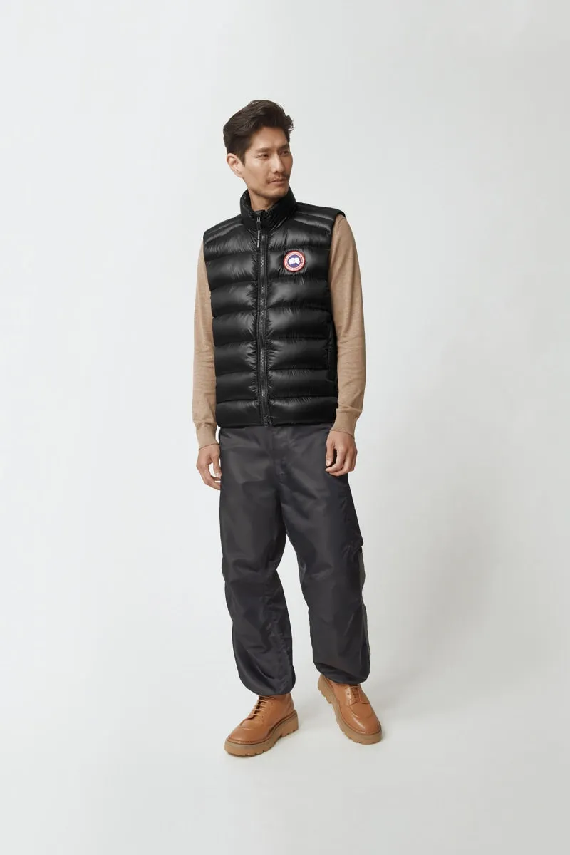 Mens Crofton Down Vest- Black