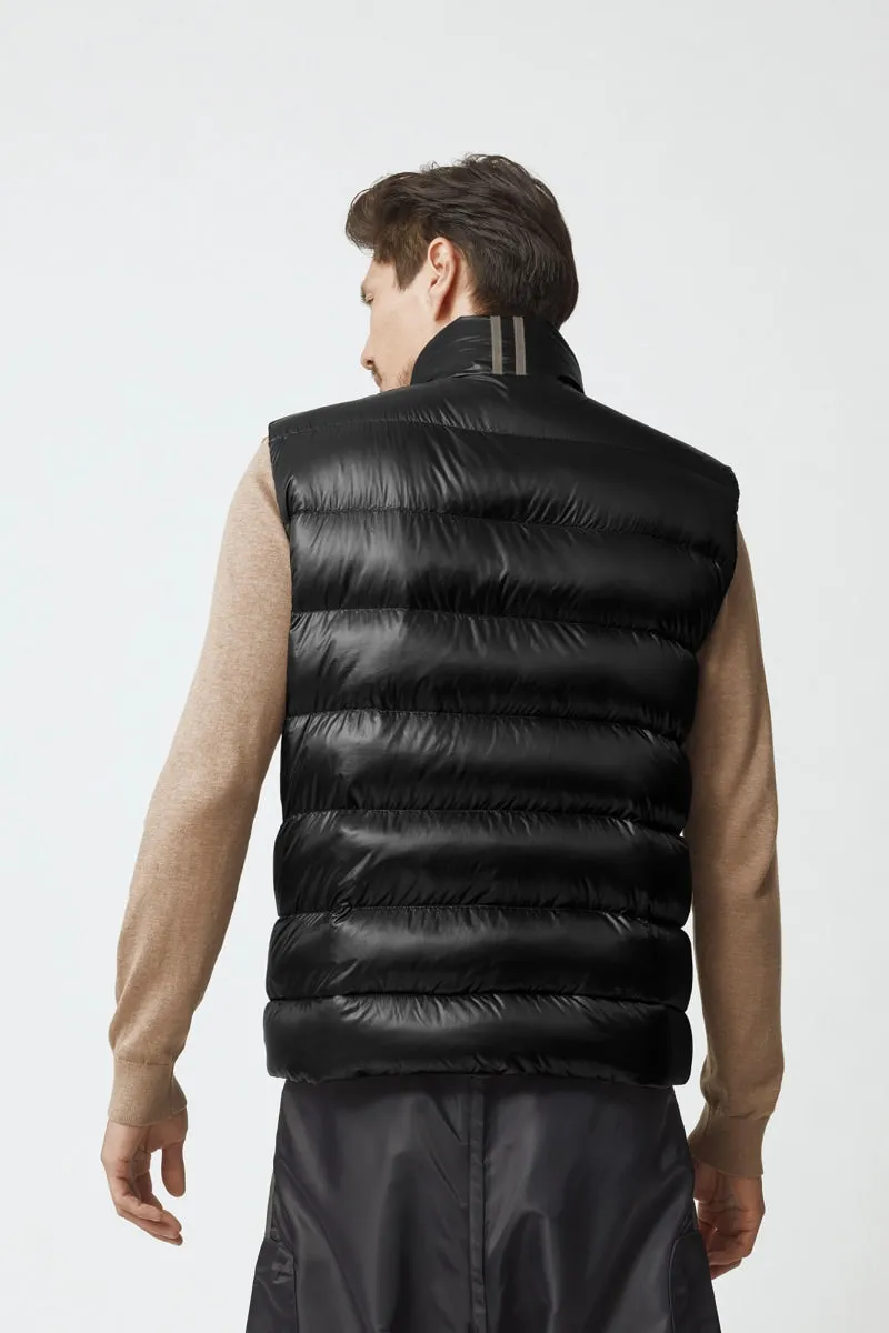 Mens Crofton Down Vest- Black