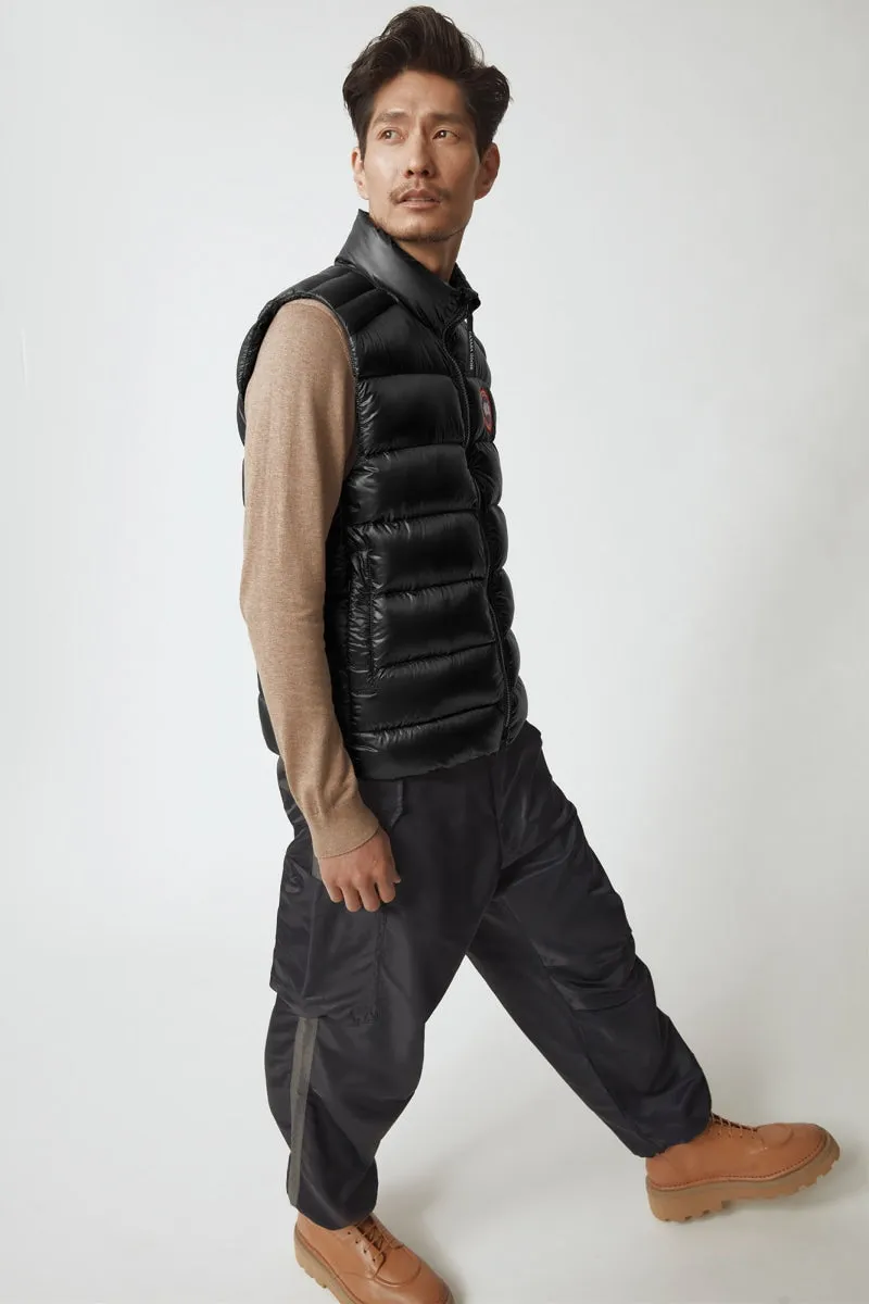 Mens Crofton Down Vest- Black