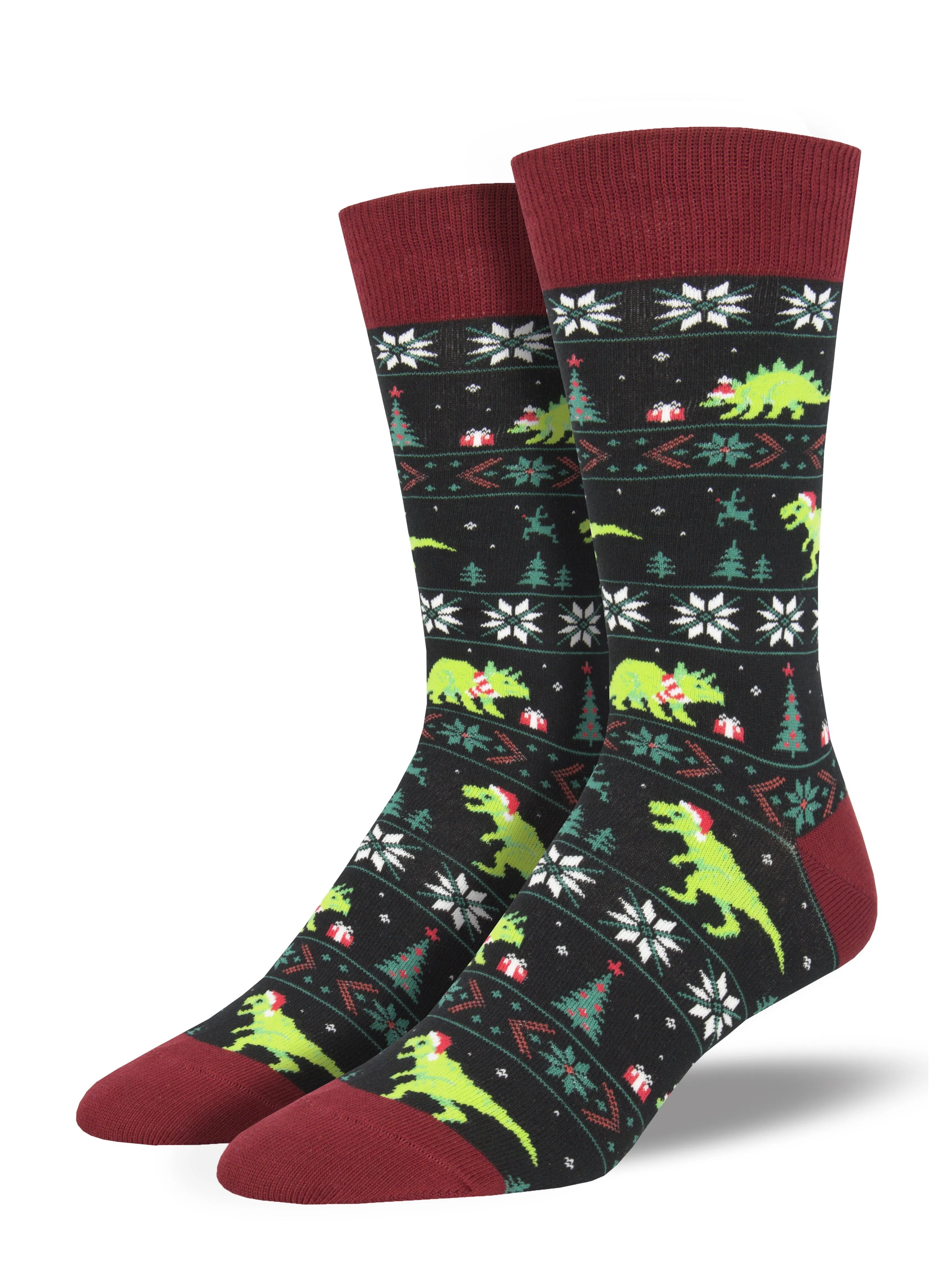 Men's "Santasaurus Rex" Socks