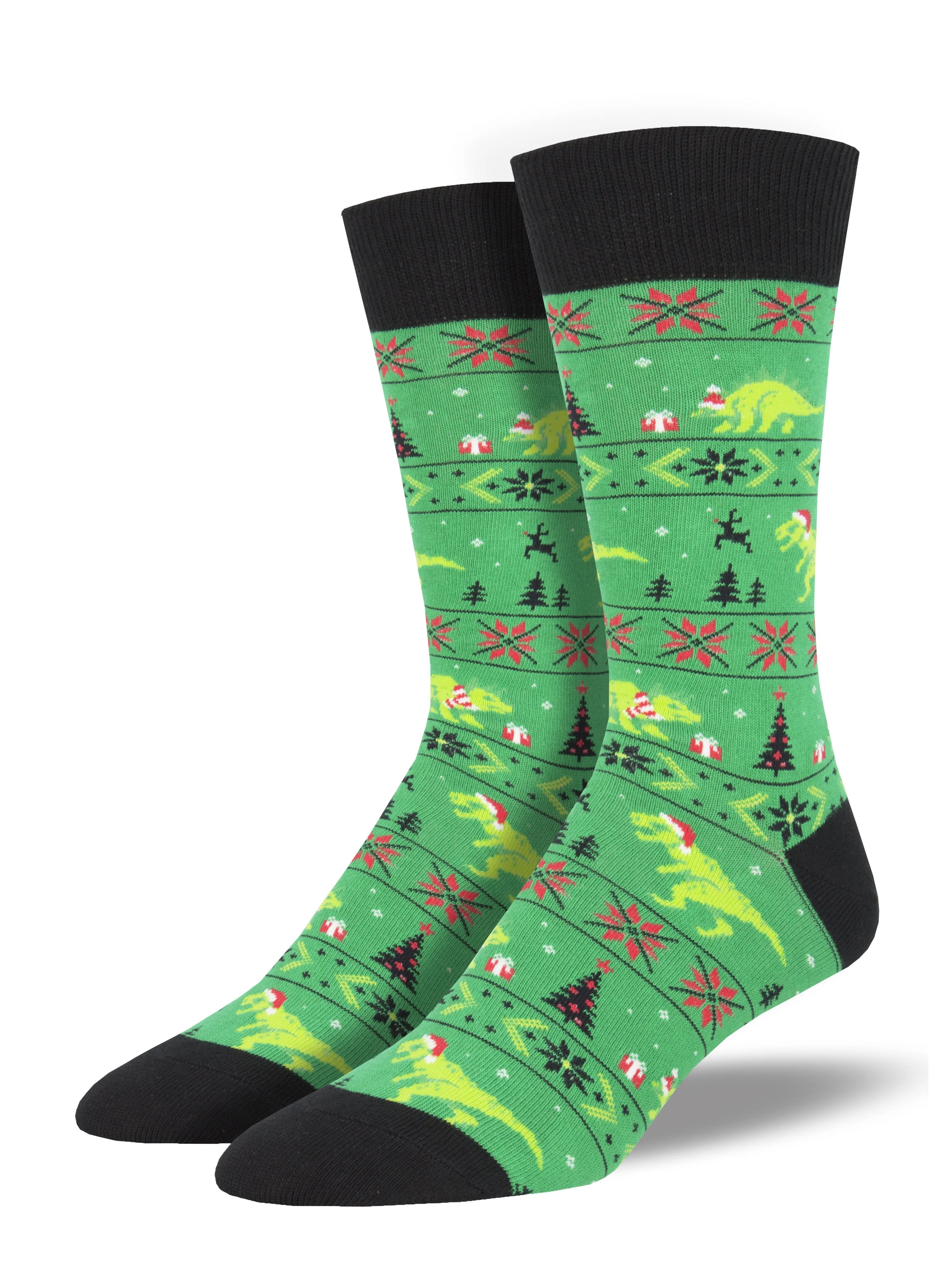 Men's "Santasaurus Rex" Socks