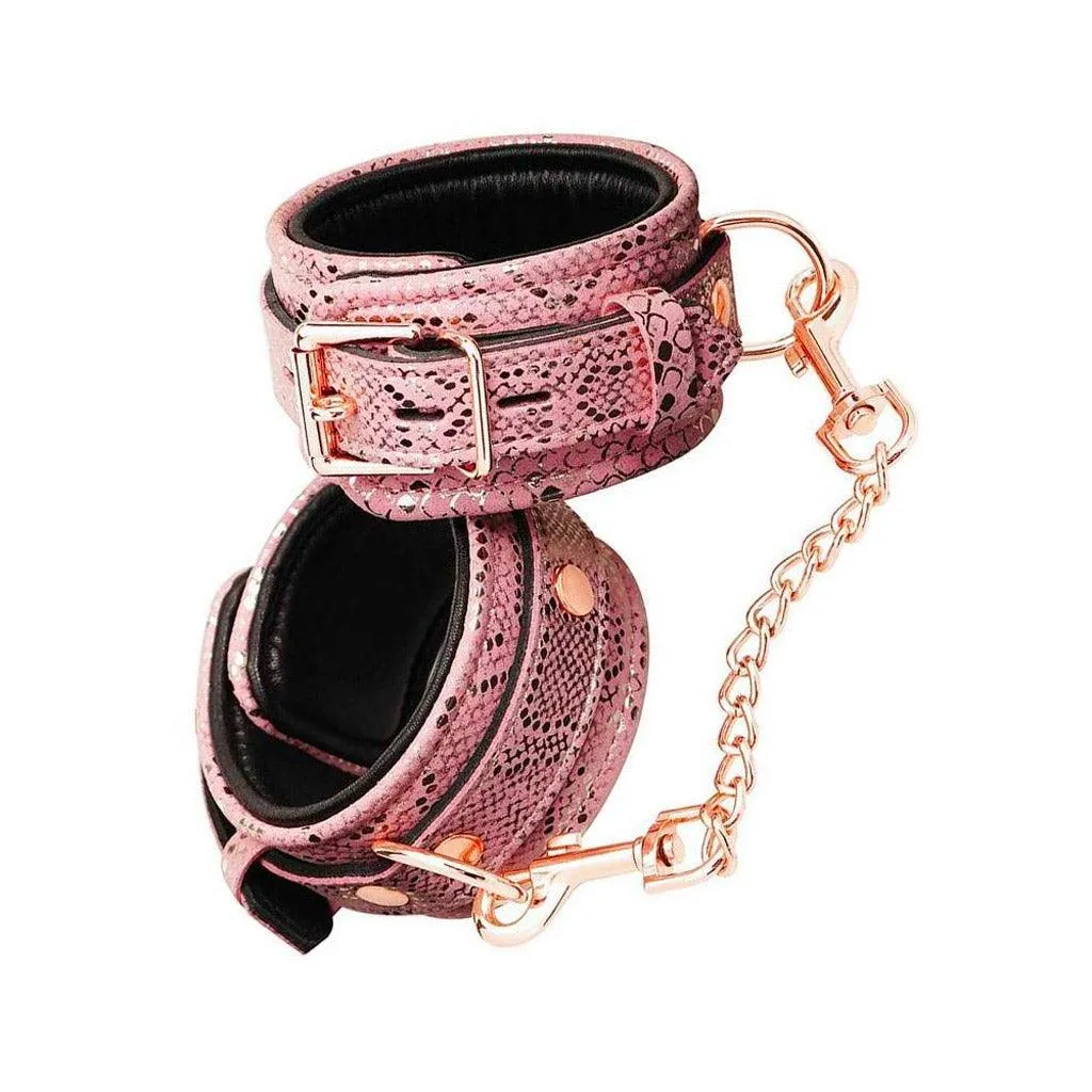 Rose Gold Snake Wrist Cuffs