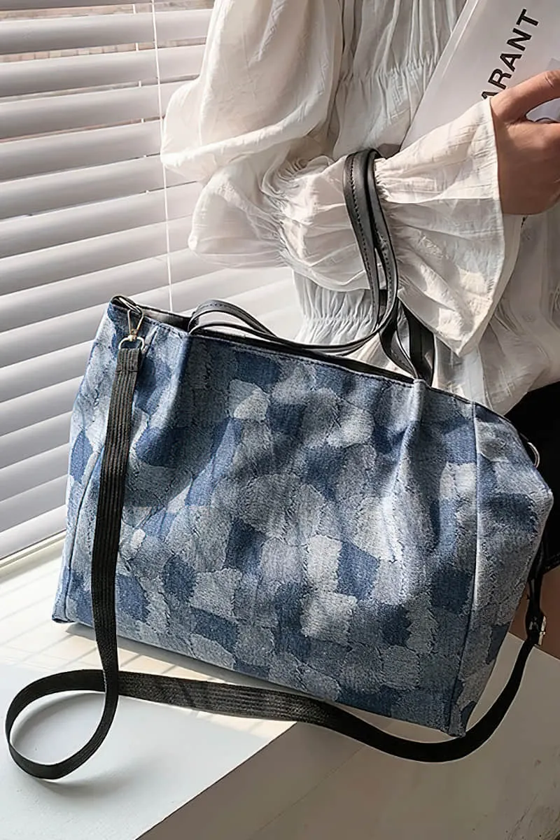 Simple casual denim bag