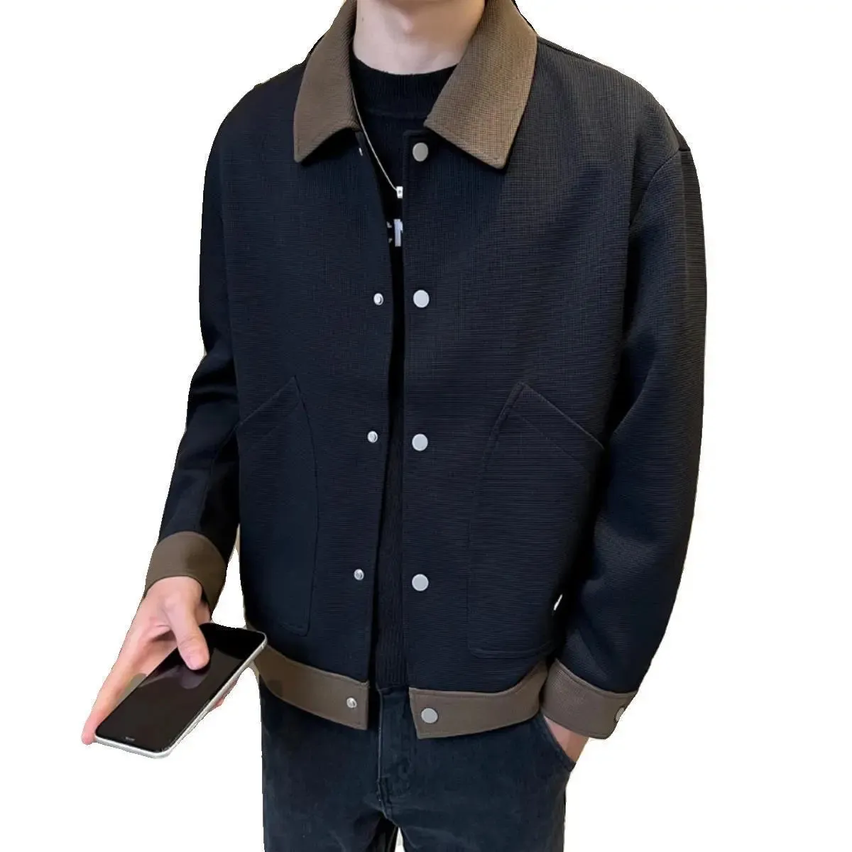 Simple Casual Loose All-matching Men Jacket