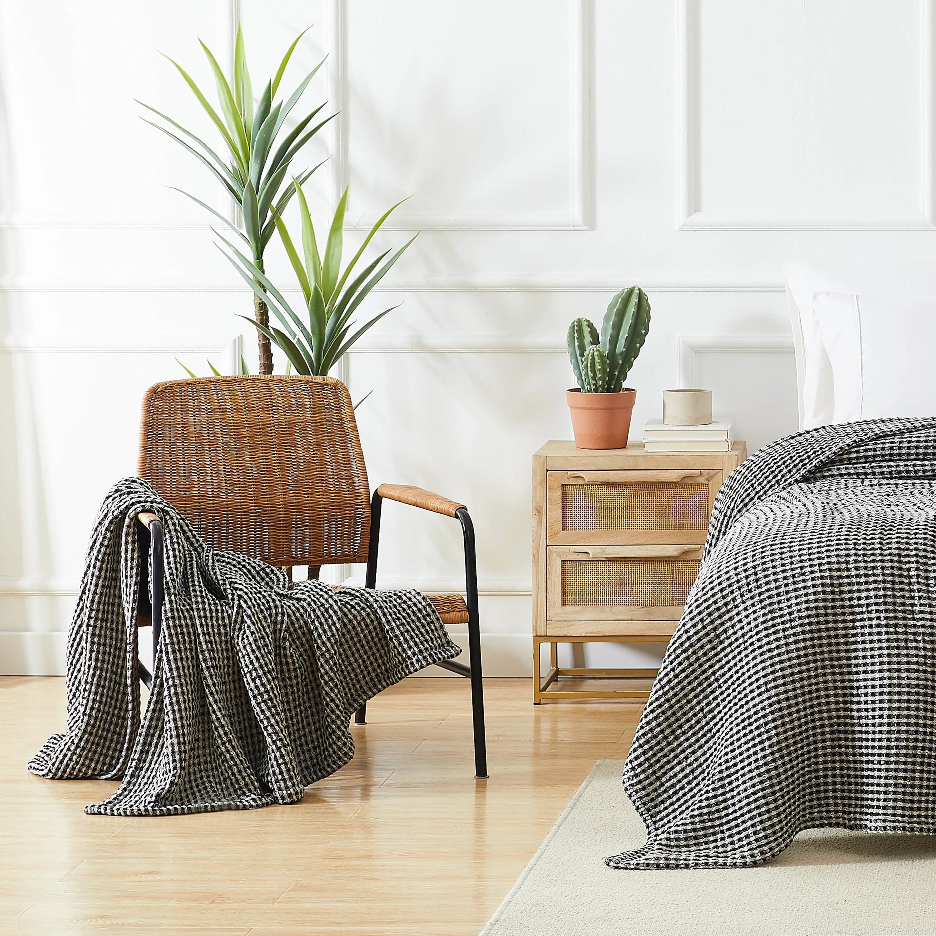 Tama Cotton Waffle Blankets and Throws