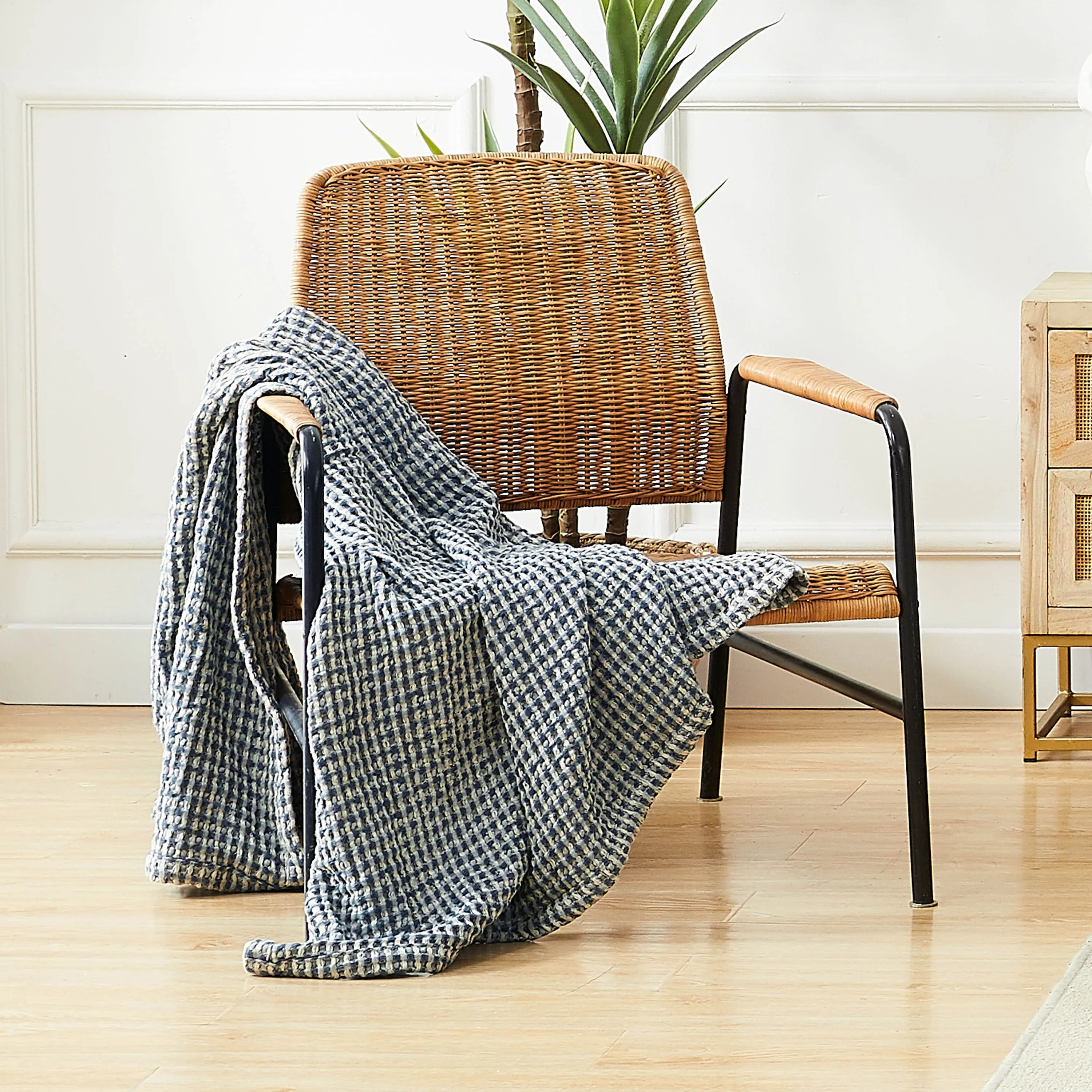 Tama Cotton Waffle Blankets and Throws