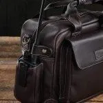 The Markham, Leather Flight Bag