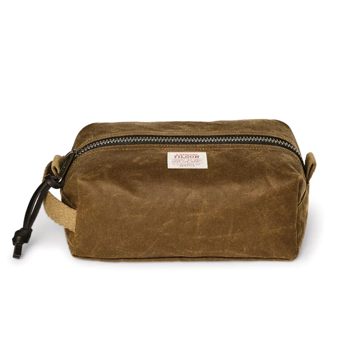 TIN CLOTH TRAVEL KIT - DARK TAN