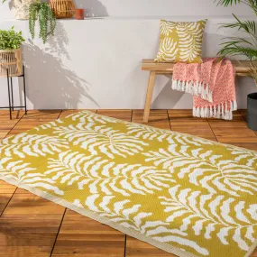 Tocorico 120x180cm Outdoor 100% Recycled Rug Mustard