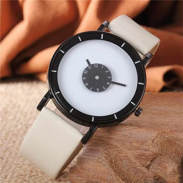 Unisex Watch Japanese Harajuku Style Simplicity Ladies Watches Student Male Han Couple Quartz Clock Lover's Gift LXH