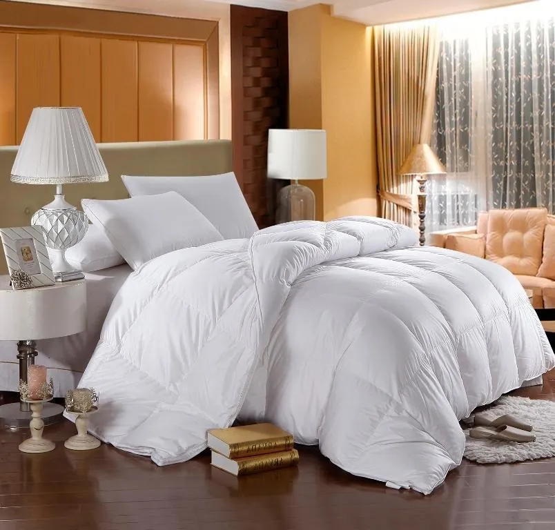 White Duck Down Comforter Twin- Twin Xl size Down duvet insert by Royal Hotel