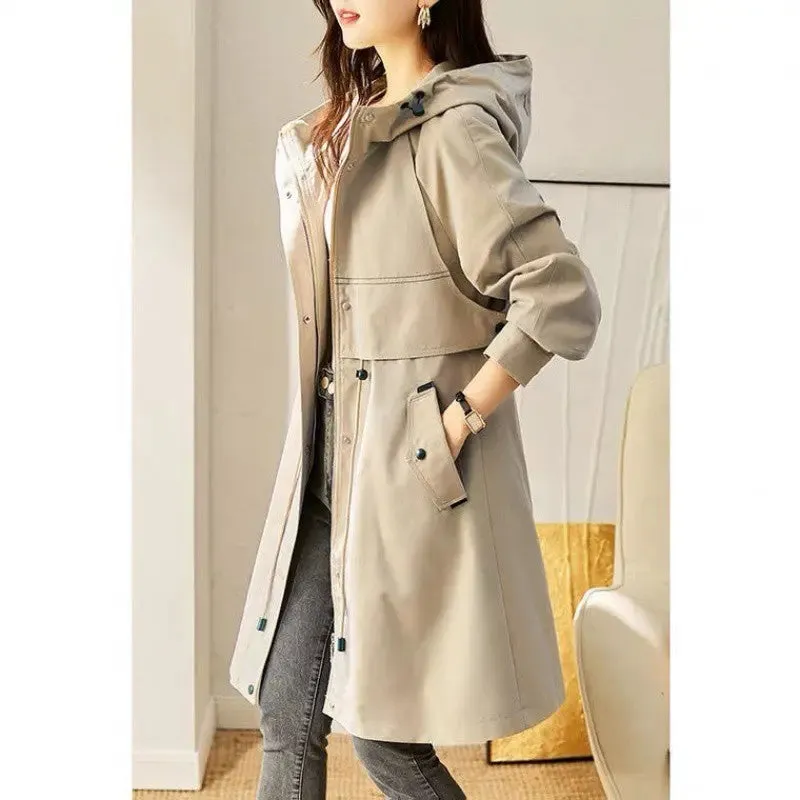 Women's Spring And Autumn Windbreaker Korean Fashion jacket