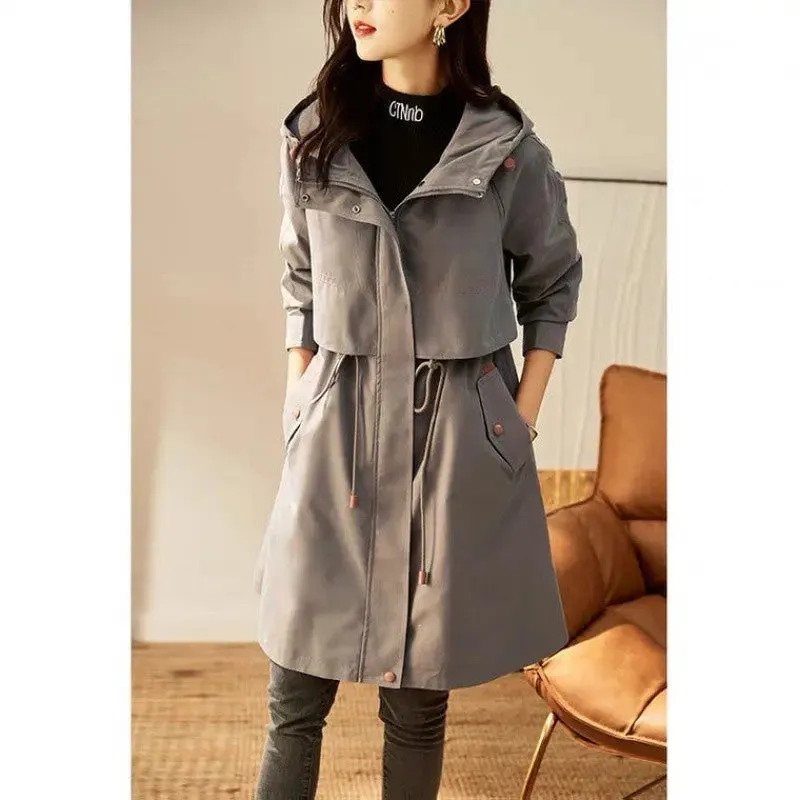 Women's Spring And Autumn Windbreaker Korean Fashion jacket