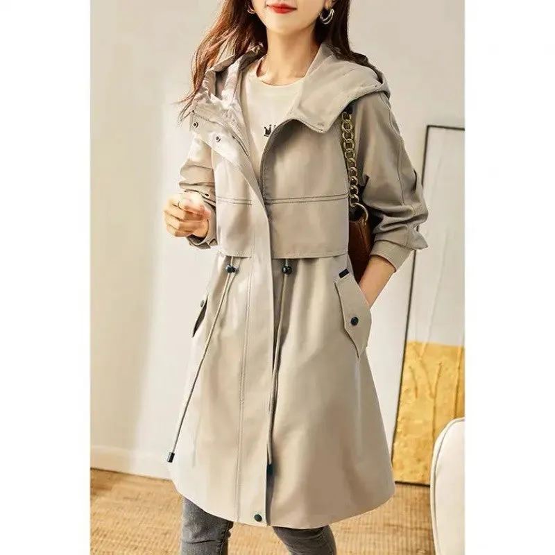 Women's Spring And Autumn Windbreaker Korean Fashion jacket