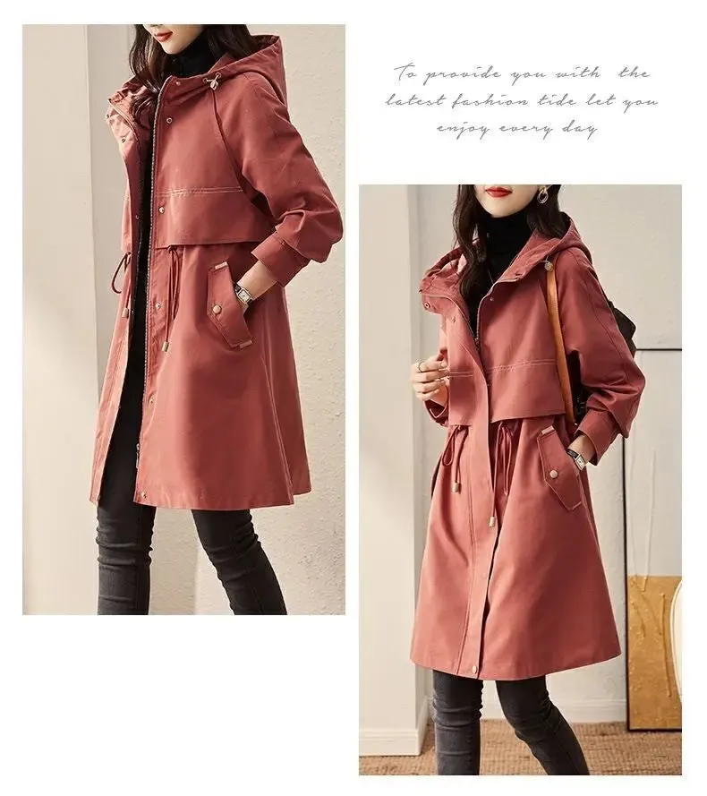 Women's Spring And Autumn Windbreaker Korean Fashion jacket